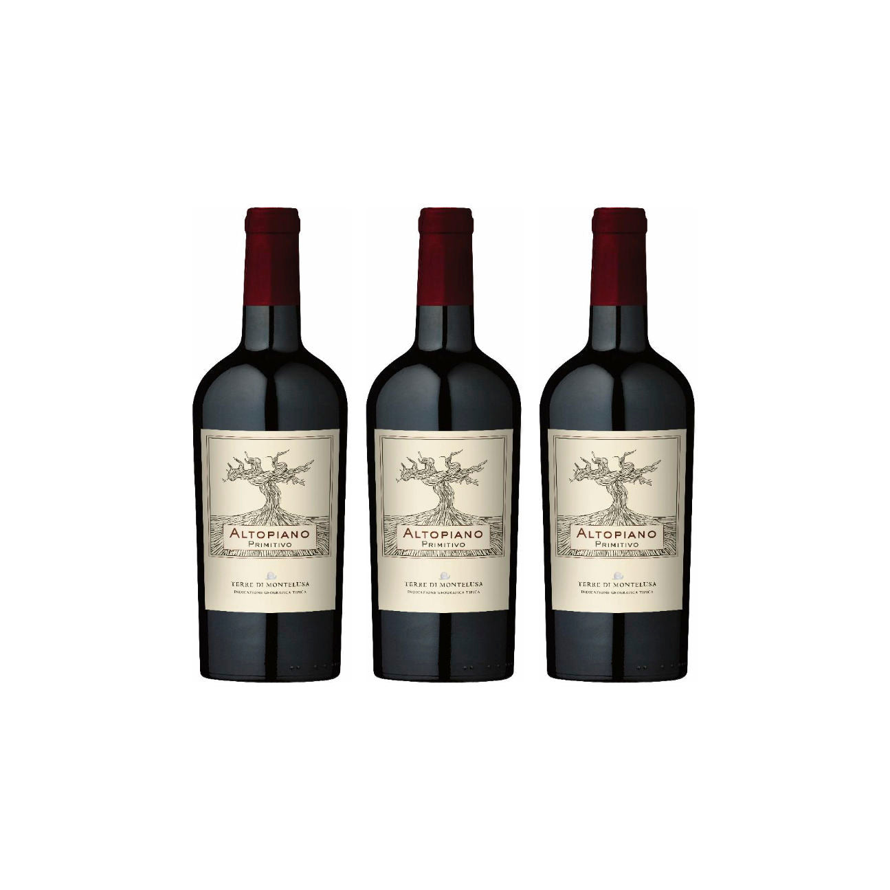 Terre di Montelusa Altopiano Primitivo Puglia IGT Rotwein 13,5% vol. 0,75l