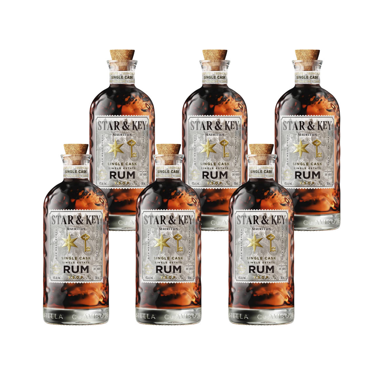 STAR & KEY VSOP Mauritius Single Cask Rum 43% vol. 0,7l