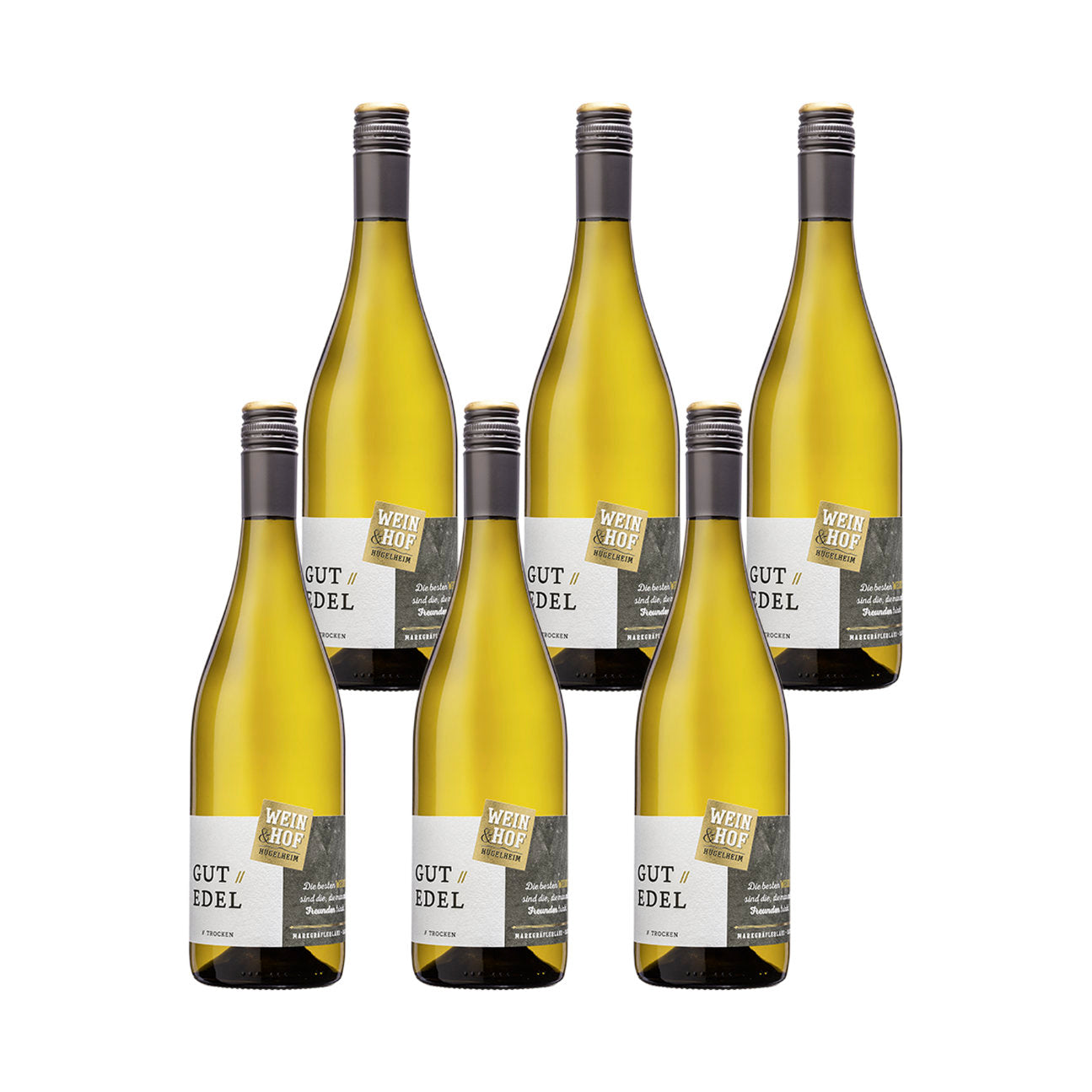 Wein & Hof Hügelheim Gutedel QbA Weiß trocken 0,75l