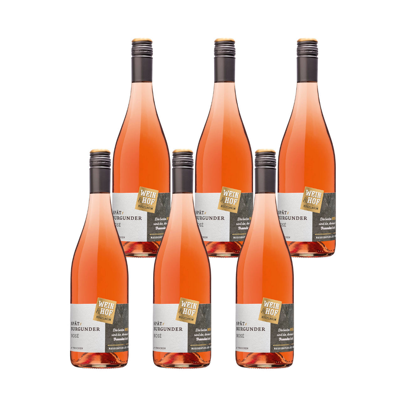 Wein & Hof Hügelheim Spätburgunder Rosé QbA trocken 0,75l