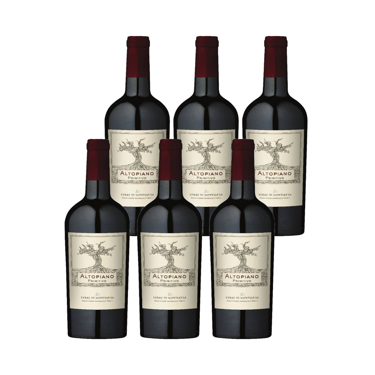 Terre di Montelusa Altopiano Primitivo Puglia IGT Rotwein 13,5% vol. 0,75l