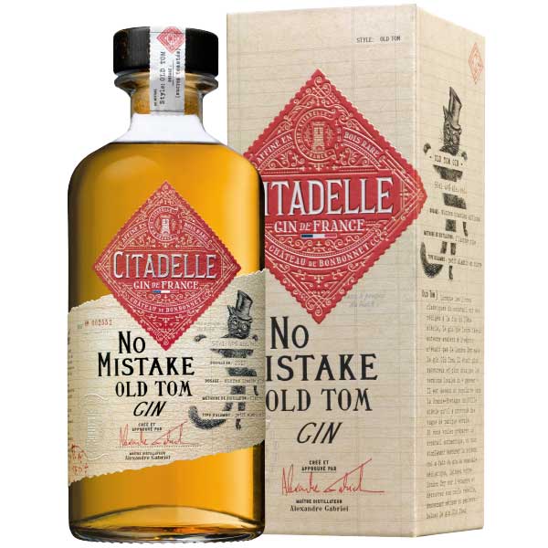 Gin Citadelle No Mistake Old Tom mit 22 exotischen Kräutern & Gewürzen 46% vol. 0,5l in Geschenkbox
