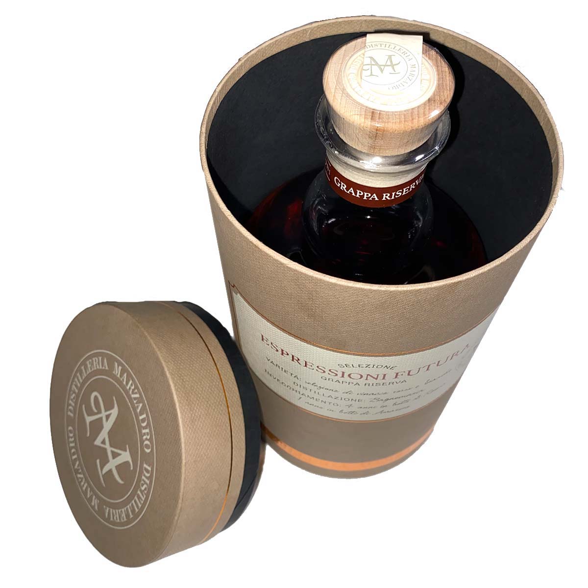 Marzadro Grappa Espressioni Futura 2023 44% vol. 0,7l