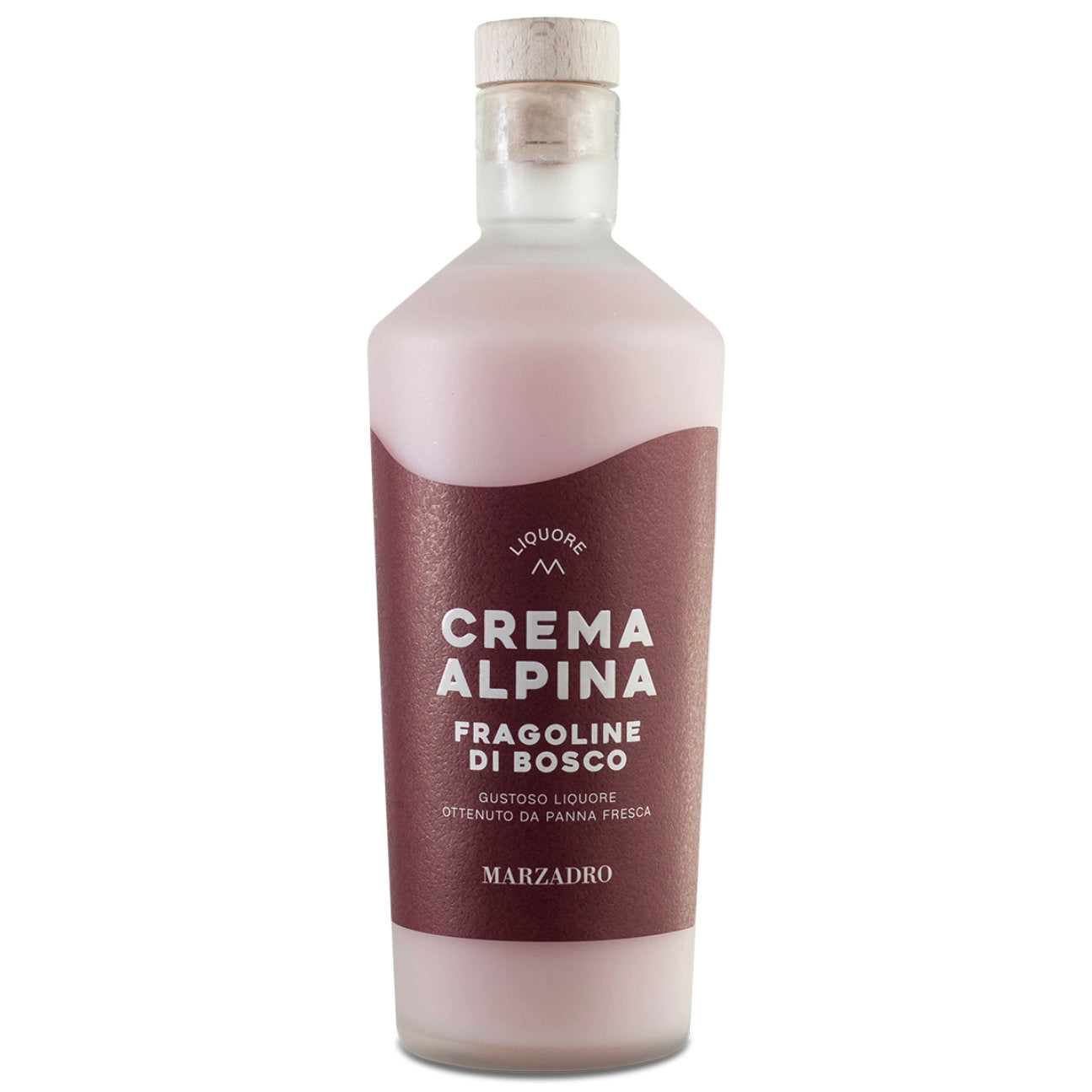 Marzadro Crema Alpina alle Fragoline di Bosco - Erdbeerlikör 17% vol. 0,7l