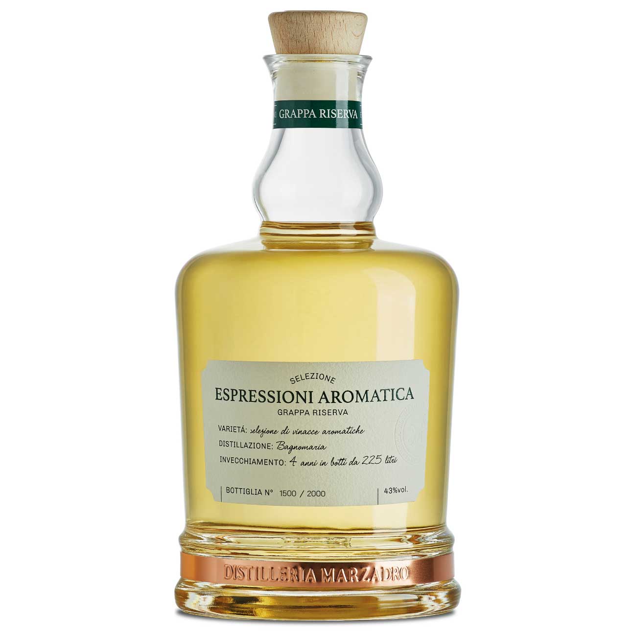 Marzadro Grappa Espressioni Aromatica 43% vol. 0,7l