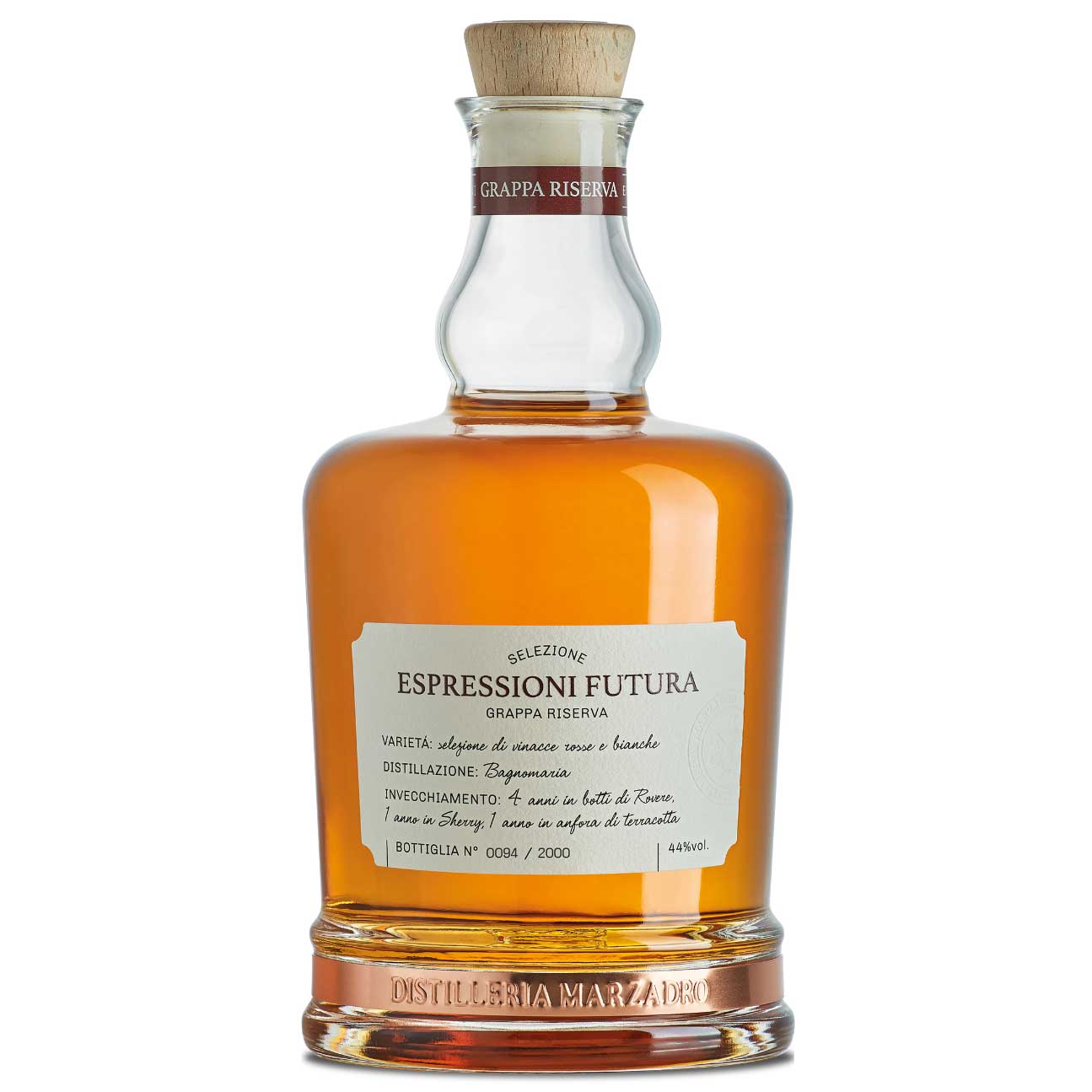 Marzadro Grappa Espressioni Futura 2023 44% vol. 0,7l