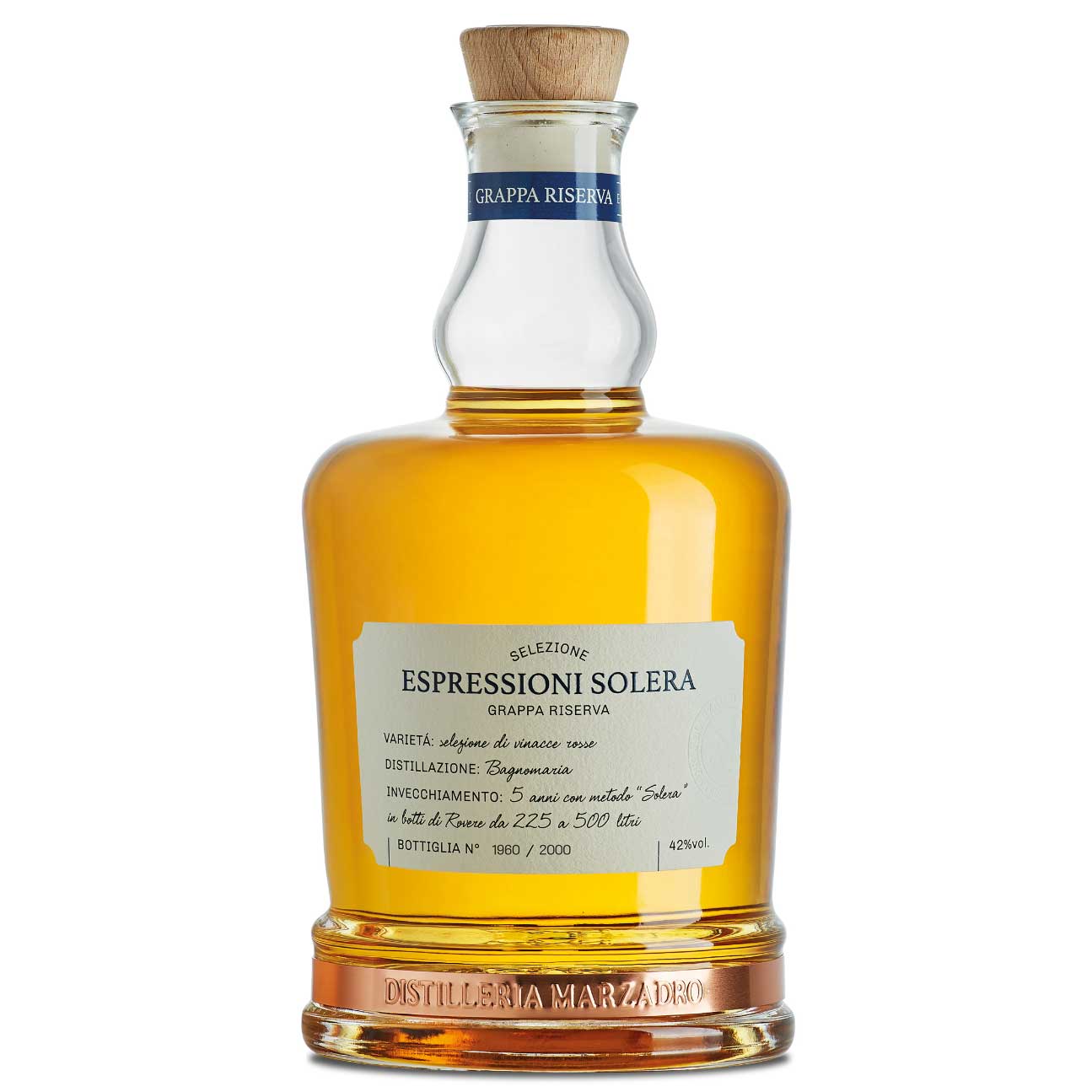 Marzadro Grappa Espressioni Solera 42% vol. 0,7l