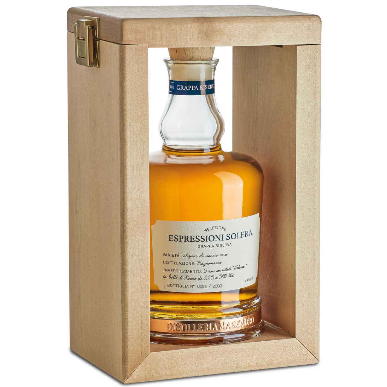 Marzadro Grappa Espressioni Solera 42% vol. 0,7l