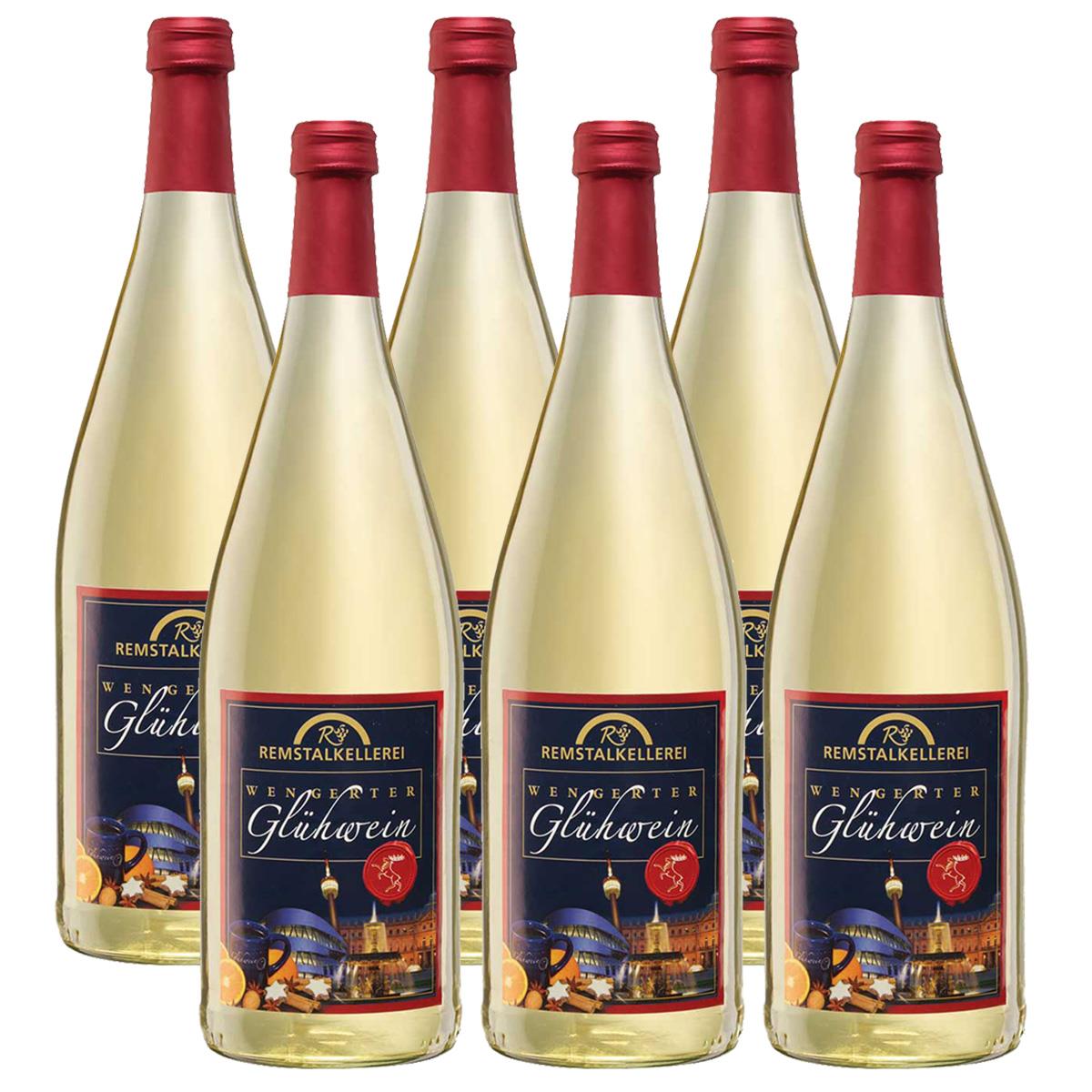 6 Flaschen Wengerter Winzerglühwein weiß, 1,0l