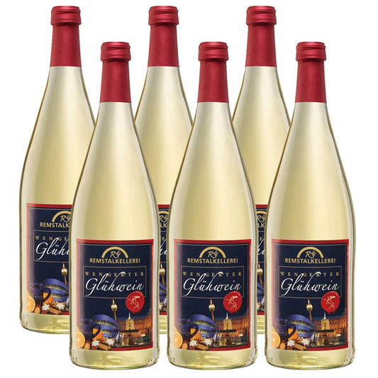 6 Flaschen Wengerter Winzerglühwein weiß, 1,0l