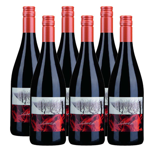 6 Flaschen Winzerglühwein rot, Pfalz, 1,0l