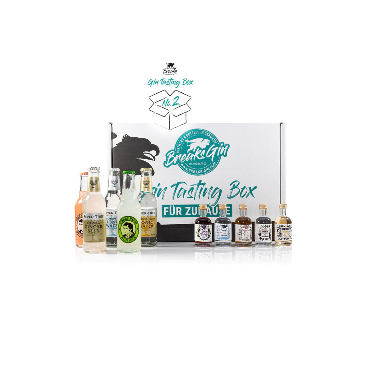 Breaks - Fächerstadt Dry Gin Tasting Box 30-45% vol. Box 2
