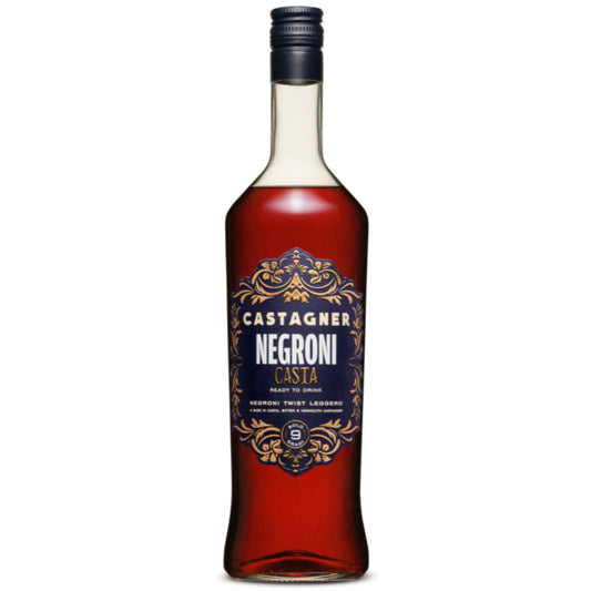Flasche Casta Negroni 9% vol. 0,7l - Low Alcohol Ready to Drink Cocktail