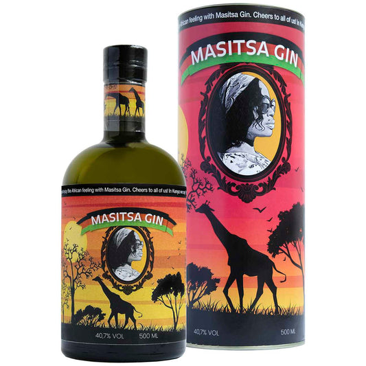 T. Sonthi Masitsa Premium Gin No 1 40,7% vol. 0,5l in Geschenkverpackung