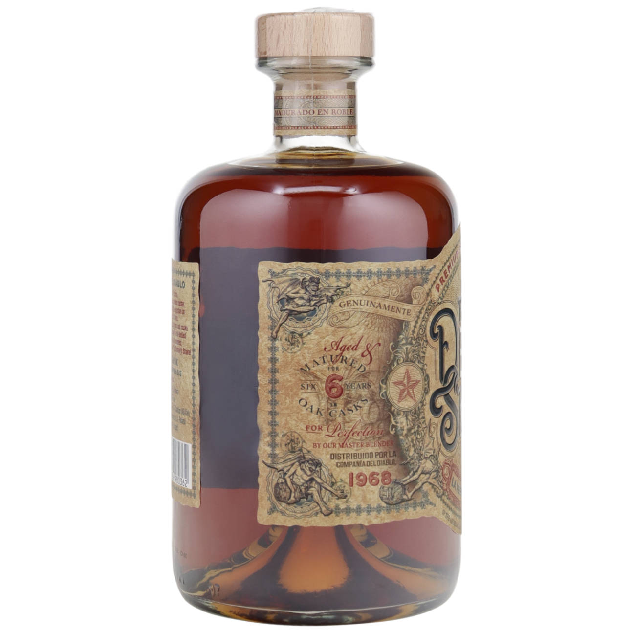 The Demon's Share 6 Jahre 40% vol. 0.7l als Geschenkpackung mit zwei Metallbechern