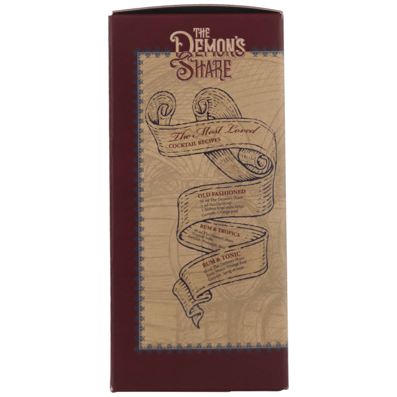 The Demon's Share 6 Jahre 40% vol. 0.7l als Geschenkpackung mit zwei Metallbechern