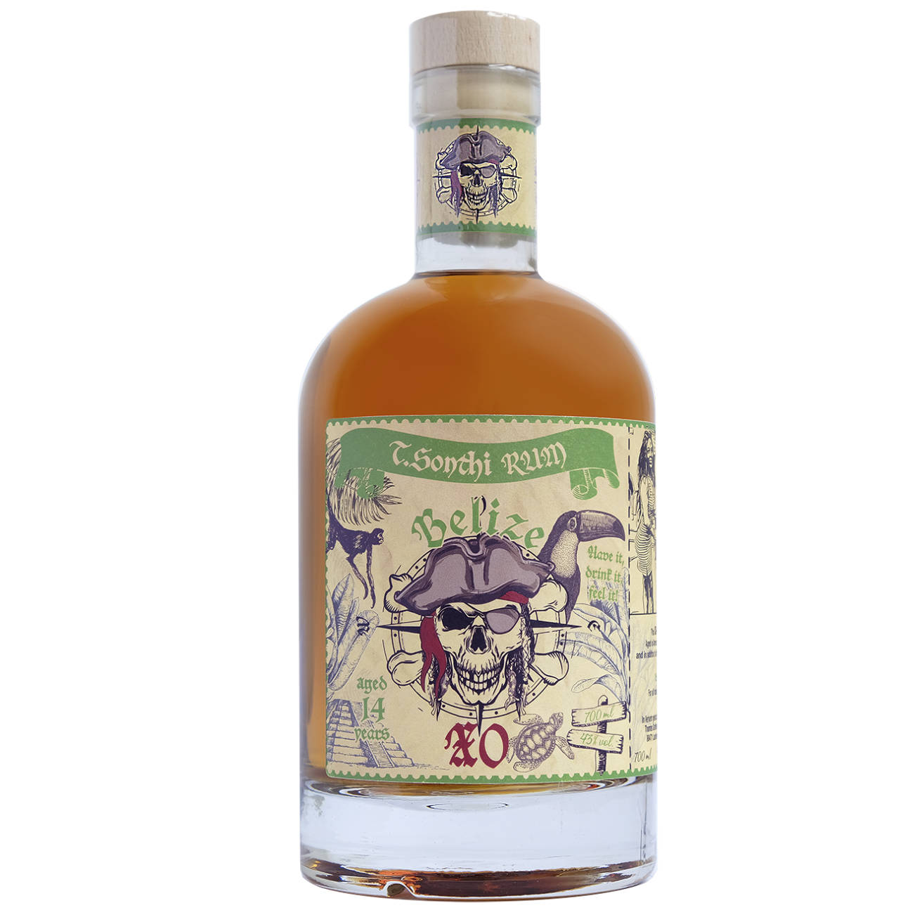 T. Sonthi Rum XO Belize 14 Jahre 43% vol. 0,7l